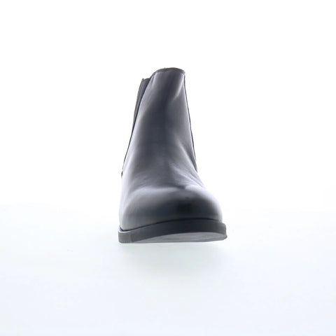 Softwalk Rana S2362-001 Womens Black Leather Pull On Chelsea Boots