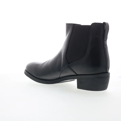 Softwalk Rana S2362-001 Womens Black Leather Pull On Chelsea Boots