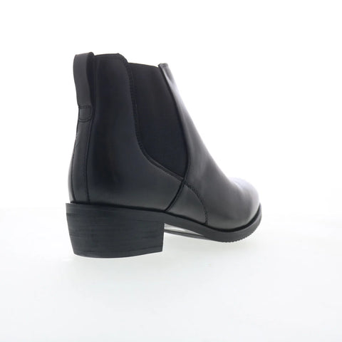 Softwalk Rana S2362-001 Womens Black Leather Pull On Chelsea Boots