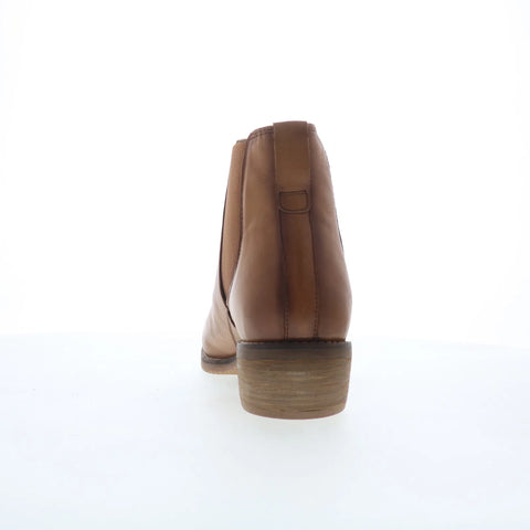 Softwalk Rana S2362-215 Womens Brown Leather Pull On Chelsea Boots