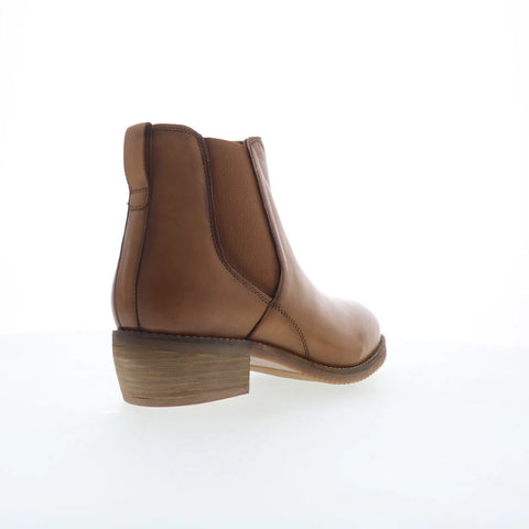 Softwalk Rana S2362-215 Womens Brown Leather Pull On Chelsea Boots
