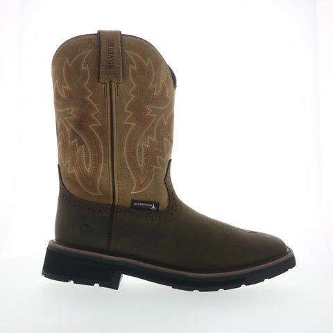 Wolverine Rancher Waterproof W08658 Mens Brown Leather Work & Safety Boots