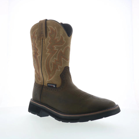 Wolverine Rancher Waterproof W08658 Mens Brown Leather Work & Safety Boots
