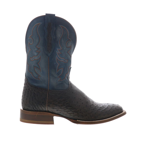 Tony Lama Rancho Smooth Ostrich TL5380 Mens Brown Cowboy Western Boots 