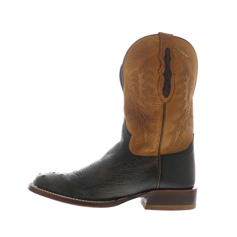 Tony Lama Rancho Smooth Ostrich TL5381 Mens Brown Cowboy Western Boots