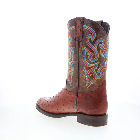 Dingo Ranger DI-131 Mens Brown Extra Wide Leather Cowboy Western Boots