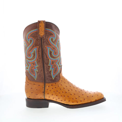 Dingo Ranger DI-131 Mens Brown Wide Leather Pull On Cowboy Western Boots