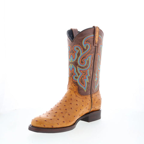 Dingo Ranger DI-131 Mens Brown Wide Leather Pull On Cowboy Western Boots