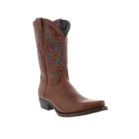 Dingo Ranger DI-152 Mens Brown Leather Pull On Cowboy Western Boots