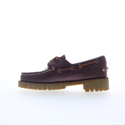 Sebago Ranger Moc Soft Womens Red Loafers & Slip Ons Boat Shoes