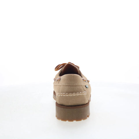 Sebago Ranger Suede 75125EW-906 Womens Beige Loafers & Slip Ons Boat Shoes
