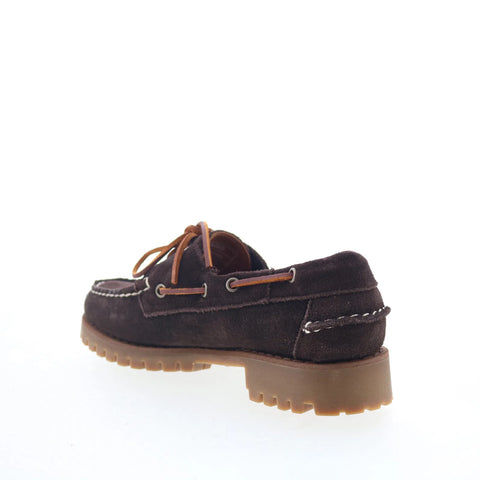 Sebago Ranger Suede 75125EW-ABU Womens Brown Loafers & Slip Ons Boat Shoes