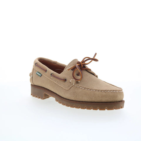Sebago Ranger Suede 771238W-906 Mens Beige Loafers & Slip Ons Boat Shoes