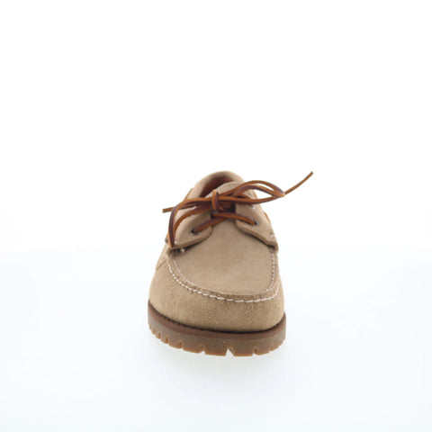 Sebago Ranger Suede 771238W-906 Mens Beige Loafers & Slip Ons Boat Shoes