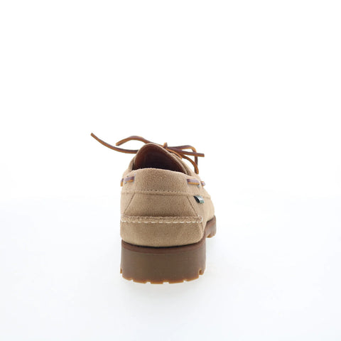 Sebago Ranger Suede 771238W-906 Mens Beige Loafers & Slip Ons Boat Shoes