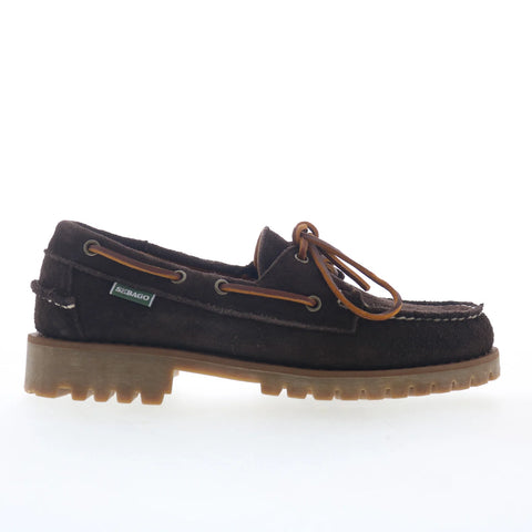 Sebago Ranger Suede Mens Brown Suede Loafers & Slip Ons Boat Shoes
