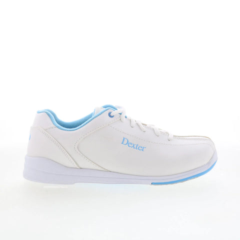 Dexter Raquel IV B4270-9 Womens White Wide Synthetic Athletic Bowling Shoes