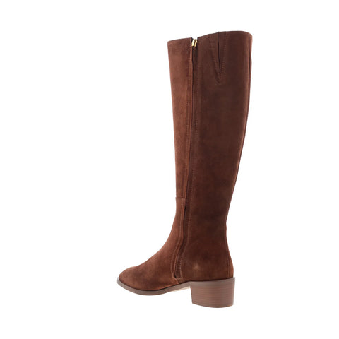 Aquatalia Ravel TW5RAVB6 Womens Brown Suede Zipper Knee High Boots