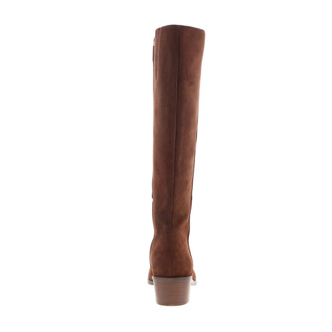 Aquatalia Ravel TW5RAVB6 Womens Brown Suede Zipper Knee High Boots
