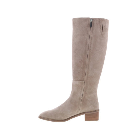 Aquatalia Ravel TW5RAVO6 Womens Gray Suede Zipper Knee HighBoots