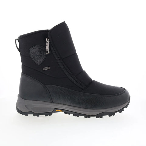 Pajar Rawlings 78838 Mens Black Leather Zipper Casual Dress Boots