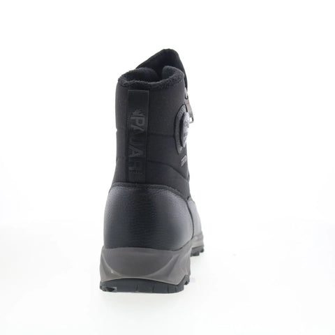 Pajar Rawlings 78838 Mens Black Leather Zipper Casual Dress Boots