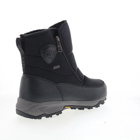 Pajar Rawlings 78838 Mens Black Leather Zipper Casual Dress Boots