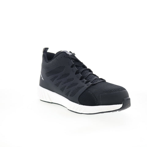 Reebok Work Fusion Flexweave Mid-Cut Composite Toe Mens Black Work Shoes