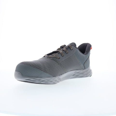 Reebok Work Astroride Strike RB4671 Mens Gray Mesh Athletic Work Shoes