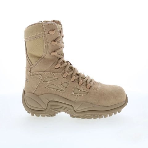 Reebok Rapid Response RB RB894 Womens Brown Suede Lace Up Tactical Boots