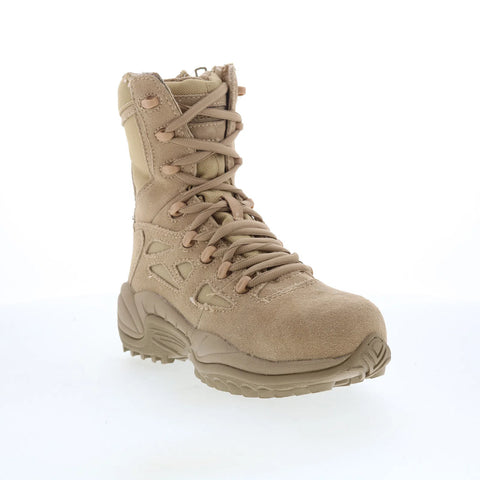 Reebok Rapid Response RB RB894 Womens Brown Suede Lace Up Tactical Boots