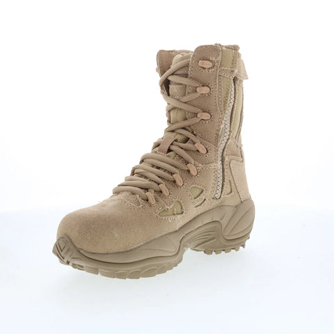 Reebok Rapid Response RB RB894 Womens Brown Suede Lace Up Tactical Boots