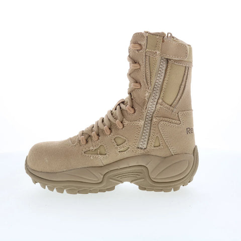 Reebok Rapid Response RB RB894 Womens Brown Suede Lace Up Tactical Boots