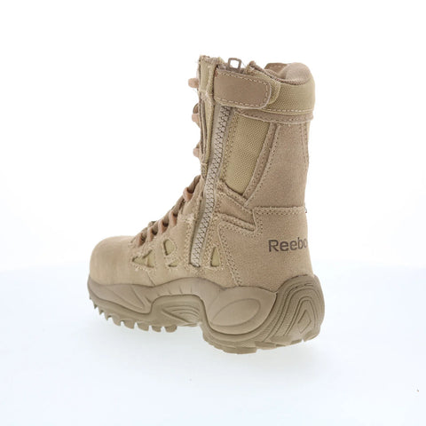 Reebok Rapid Response RB RB894 Womens Brown Suede Lace Up Tactical Boots