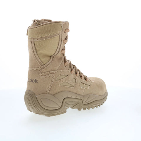 Reebok Rapid Response RB RB894 Womens Brown Suede Lace Up Tactical Boots