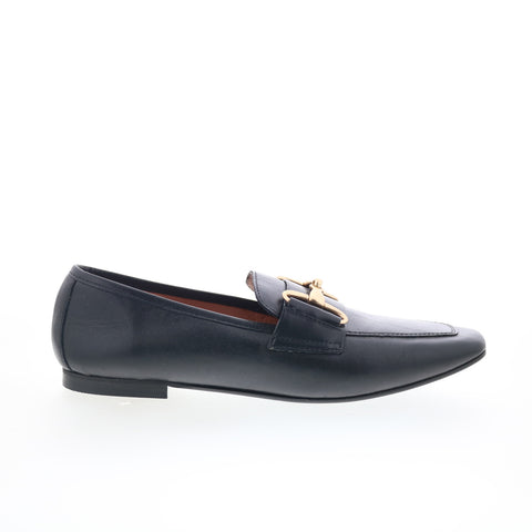 RD Company W-RD17 Womens Black Leather Slip On Casual Loafers & Slip Ons Shoes