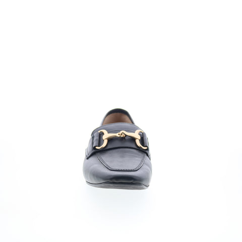 RD Company W-RD17 Womens Black Leather Slip On Casual Loafers & Slip Ons Shoes