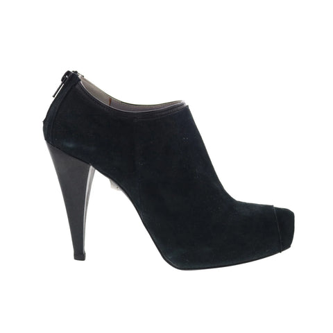 RD Company W-RD18 Womens Black Suede Zipper Ankle & Booties Boots