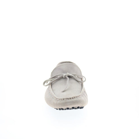 RD Company RD18 Mens Gray Suede Lace Up Loafers & Slip Ons Boat Shoes