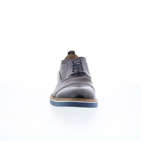 RD Company RD24 Mens Brown Leather Lace Up Oxfords & Lace Ups Cap Toe Shoes