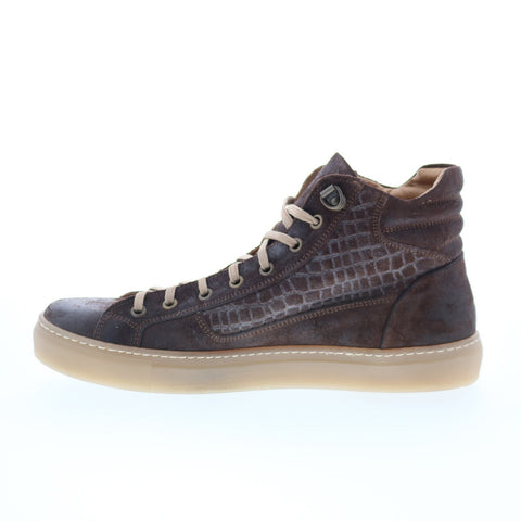 RD Company RD29 Mens Brown Leather Lace Up Sneakers Lifestyle Shoes