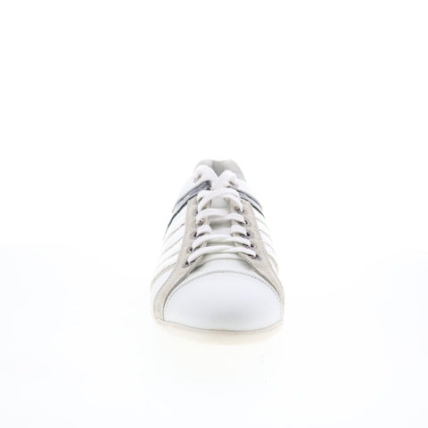 RD Company RD31 Mens White Leather Lace Up Sneakers Lifestyle Shoes