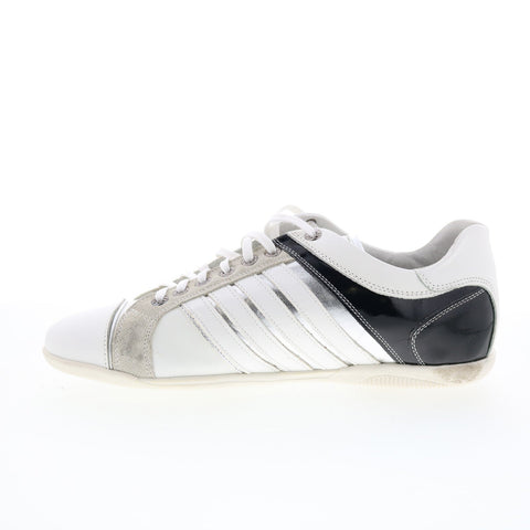 RD Company RD31 Mens White Leather Lace Up Sneakers Lifestyle Shoes