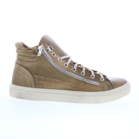 RD Company RD34 Mens Brown Leather Lace Up Sneakers Lifestyle Shoes