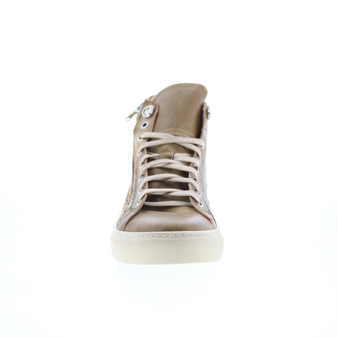 RD Company RD34 Mens Brown Leather Lace Up Sneakers Lifestyle Shoes