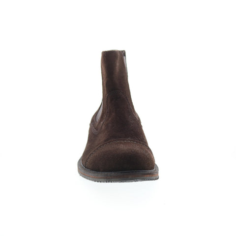 RD Company RD44 Mens Brown Suede Slip On Chelsea Boots