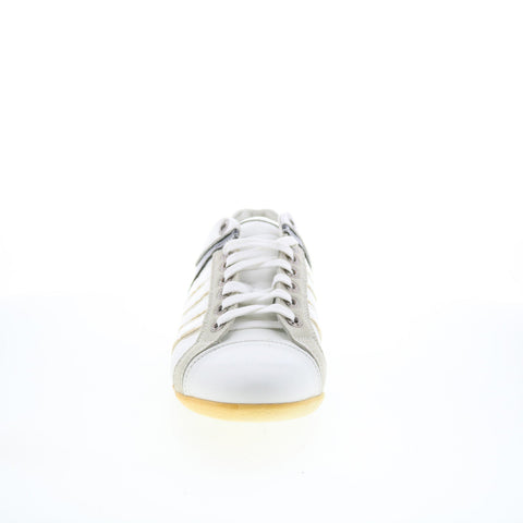 RD Company RD60 Mens White Leather Lace Up Sneakers Lifestyle Shoes