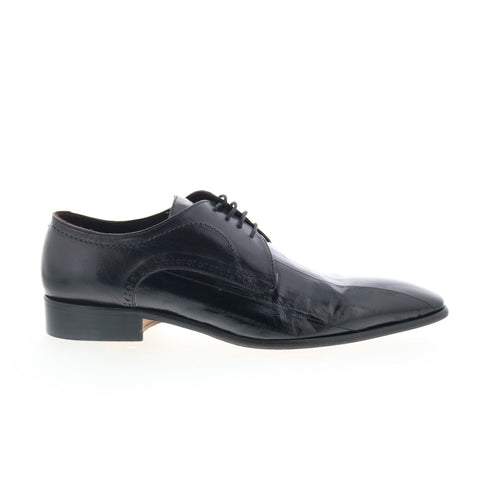 RD Company RD6 Mens Black Leather Lace Up Oxfords & Lace Ups Casual Shoes