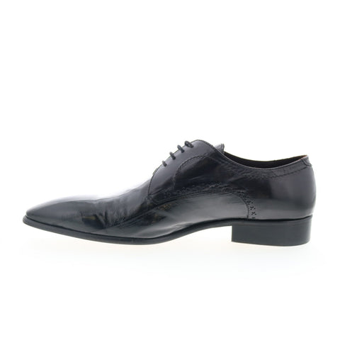 RD Company RD6 Mens Black Leather Lace Up Oxfords & Lace Ups Casual Shoes
