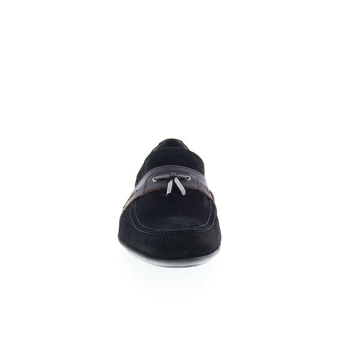 RD Company RD84 Mens Black Suede Slip On Loafers & Slip Ons Casual Shoes